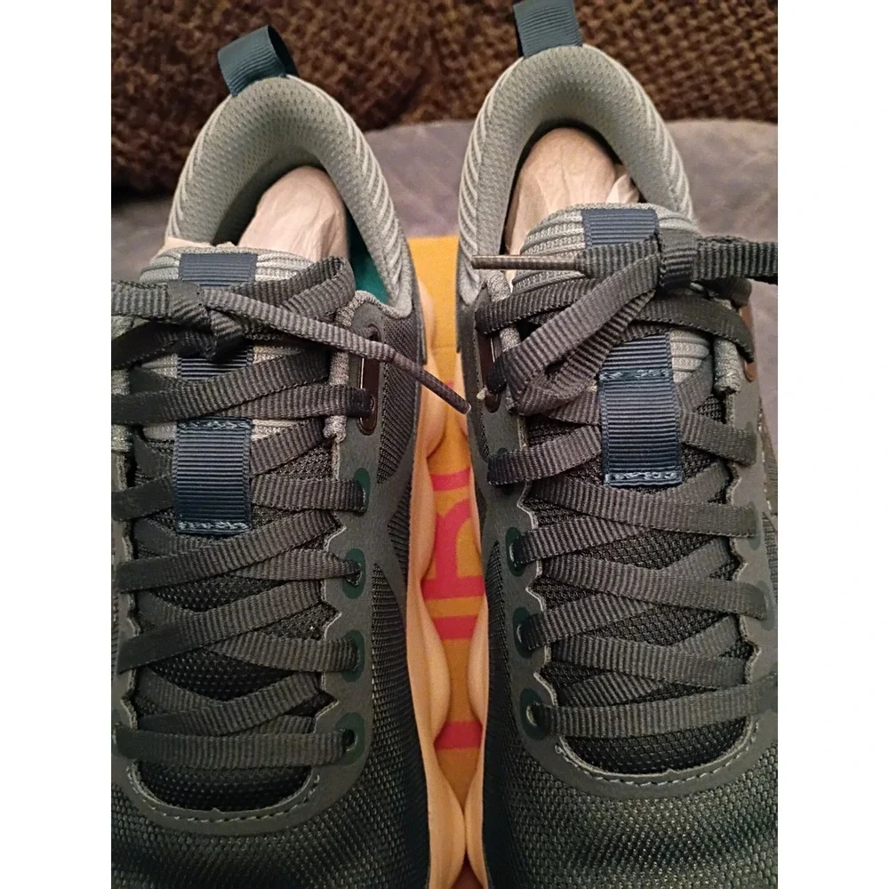 Ryka Podflow Deep Sea Green  Mesh Women's Walking Sneakers Lace Up Eco-Conscious